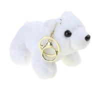 Plush Bear Doll KeyChain Ornament Cartoon Hanging Pendant For Bag Purse Tote Backpack Pendant Stuffed Doll Keyring Soft Plush Keychain