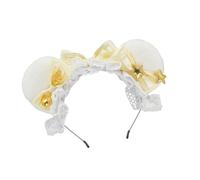 Plush Bear Ears Hairband Cartoon Birthday Headwear Soft Comfortable Headbands For Women And Kids Soft Anime Headbands