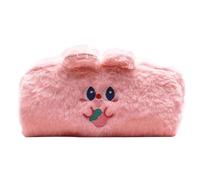 Plush Bear Stationery Bag Adorable Cute Plush Kawaii Soft Fuzzy Bear Shape