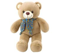 Plush Bear With Wool Scarf 55Cm