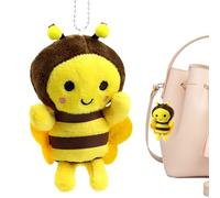 Plush Bee Pendant - 4.72x2.76x1.97 Inch, Plush Animal Dolls Toy | Soft PP Cotton Small Bee Pendant Toys | Plush Toys For School Bag, Interior