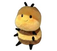 Plush Bee Toy Realistic Chubby Collectible Hugging Pillow Doll
