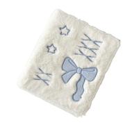 Plush Binder | A6 Picture Storage Notebook with Inner Pages | Cute Sticker Book | for Craft Projects Label Making Artists Scrapbookers Students Teachers Home Classroom Office