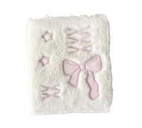 Plush Binder, A6 Storage Book for Adhesive Pictures and Photos with Inner Pages, Portable Photo Binder, for Craft Projects, Scrapbooking, Labeling, Art Studio, Classroom, Office, Students