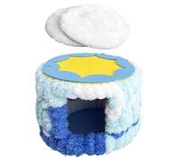 Plush Bird Cage Nest - Hanging Warm Cotton Hammock, Soft Insulated Bed, Thick Lined Nest with Pillows | Ideal for Parrots, Squirrels, Finches, Agapornises and Small Animals for Indoor in the