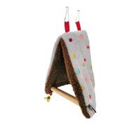 Plush Bird Nest Hammock - Warm Perch Bed for Parrots Parakeets Finches Canaries(Color 2)