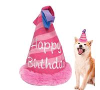 Plush Birthday Cake Dog Chew Toy