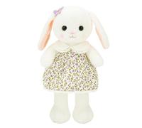 Plush Bunny Doll - Cuddly Soft Stuffed Animal with Adorable Design | Easter Decoration and Home Ornament for Living Room, Study Room, Bedroom, Throw Pillow, Soft Cushion Gift for Girlfriend, Wife, Kid