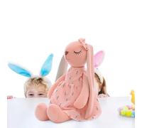 Plush Bunny Doll With Long Ears - Soft Rabbit Stuffed Toys | Cute Bunny Plush Dolls | Long Ear Cartoon Doll | Adorable Toy For Girls | Ideal For Birthday, Party Favors, And Bedtime Cuddles