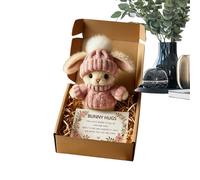 Plush Bunny - Hugging Companion Doll | Plush Cute Collectible Doll - for Girl Boy Birthday Christmas Easter Valentines Indoor Desk Sofa Car