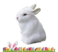 Plush Bunny - My Realistic Rabbit Toy | Simulation Bunny Toy for Home | Interactive Plush Figure Toy | Cute Baby Bunny Cuddly Toy Plush Easter Toy Decorati
