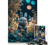 Plush Bunny Outside Puzzles for Teenagers 1000 Pieces Strengthen Recall Calm Pastime Quality Edge Festive Gift (50x75cm)