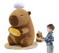 Plush Capybara Meatballs Toys - Figure Toys For Cozy Animals, Sweet Cartoon Plush Doll | CHEF OUTFIT CAPYBARA PLUSH With Ultra Soft Textures, Deco Toy