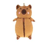 Plush Capybara Pencil Case - 90g Plush Capybara Pencil Pouch | Cute Stationery Capybara Pen Holder | Plush Pencil Pouch | Large Capacity Makeup Bag Storage Organizer for School Office Travel