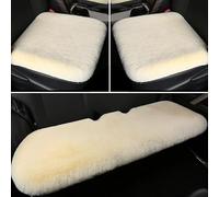 Plush Car Front Seat Cushion Seat Covers for Dacia Duster 2000-2014 2015 2016 2017 2018 2019 2020 2021 2022 2023 2024, Winter Soft and Warm Front Back Seat Pad Protector Mat Car Interior Accessories