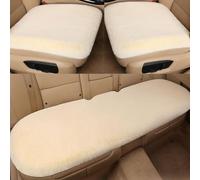 Plush Car Front Seat Cushion Seat Covers for Kia Stonic 2017-2020, Winter Soft and Warm Front Back Seat Pad Protector Mat Car Interior Accessories,C/Beige