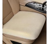 Plush Car Seat Cushion For Audi A1 S-Line A1 Sportback S A2 A3 S-Line 8P 8V A3 1995-2024, Car Seat Cushion for Winter, Soft Fluffy Warm Faux Rabbit Fur with Elastic Hooks,Warm rice