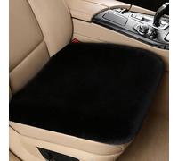 Plush Car Seat Cushion For Audi A1 S-Line A1 Sportback S A2 A3 S-Line 8P 8V A3 1995-2024, Car Seat Cushion for Winter, Soft Fluffy Warm Faux Rabbit Fur with Elastic Hooks,Mysterious black