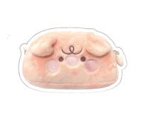 Plush Case Hand Warmer Bag Large Capacity Cosmetic Cute Multi-Functional Thick Material Practical Stationery Mobile Phone Holder Winter Heart-Warming Healing Study Life Partner