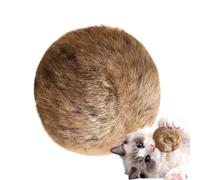 Plush Cat Ball Toy with Natural Catnip, Interactive Kitten Exercise Supply for Indoor Play, Soft Style Construction for Apartment & Home, Stimulating Pet Parent Gift for Playtime & Study, 18g, 1 Pack