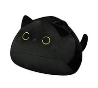 Plush Cat Body Pillow, Comfortable to the Touch, Bedroom Decoration, Soft, Realistic Black, Fluffy, Cute, Co-sleeping, 21.7 inches (55 cm), Shichi-Go-San Birthday, Christmas Gift