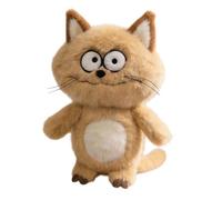 Plush Cat Doll - Pillow Cuddling Stress, Cartoon Cat Character Toy, Dream Partner Soft Fabric, Fleece Bedroom Washable | For Girls Mom Kindergarten Sofa