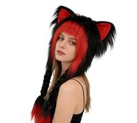 Plush Cat Ear Hat - Comfortable Headwear Cosplay Animal Outfit Accessory Elegant Playful Costume Outfit | Women Men Fans Friends Family Carnival