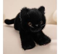 Plush Cat, Large, Cat, Kitten, Tea Tiger, Black, White, Realistic Lifelike, Realistic Body Pillow, Animal, Children, Doll, Toy, Fluffy, Gift, Hugging Pillow, Healing Type, Nemunemu, Photo 6, Cushion