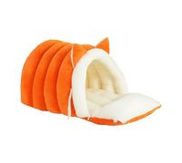 Plush Cat Nest Bed - Washable Pad Cozys Havens, Soft Snug Puppy Nook, Cute Small Dog Retreat | Warm Calming Sleeping Space For Kitten Pet Indoor Cold Weather Apartment Livingly Roomy Decor