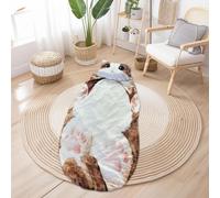 Plush Cat Print Adorable Cats Envelopes Sleeping Bag,Cat Sleeping Bag for Humans, Giant Plush Envelope Design with Soft Flannel Lining Self, Cute Cat Themed Warm Blanket for Home, Camping (CC)