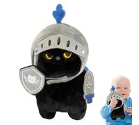 Plush Cat Toy - 25cm Knight Costume, Stuffed Animal Long Lasting Cute Doll, Modern Classic Design | Quality Product Easy to Use Children's Toy Stuffed Companion Kids