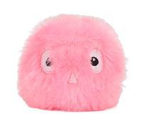 Plush Cat Toy Balls with Fluffy Design and Lifelike Sounds for Cats Exercise and Playtime - Includes Catnip (Plush pink (birdsong))