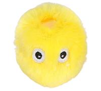 Plush Cat Toy Balls with Fluffy Design and Lifelike Sounds for Cats Exercise and Playtime - Includes Catnip (Plush yellow (crickets sound))