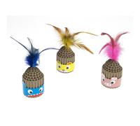 Plush cat toy with cracked paper Ebi Wanna Bug