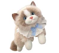 Plush Cats Plush Toy - Kitten Doll For Home Decoration And House - Cat Plush Stuffed Toys - For Kids and Adults Birthday Halloween Christmas Car Travel Living Room Bedroom Sofa A