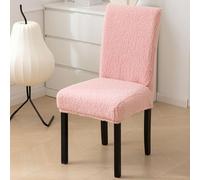 Plush Chair Cover, Stretchable, Soft And Thick, Decorative Cover, Durable, Non Slip, Suitable For Restaurants, Hotels, Banquets(Pink,2pcs)