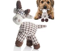 Plush Chew Companion, Squeak Cotton Rope, Soft Enrichment Toy, Durable Interactive Training Companion for Pet Games, Comfortable Design R