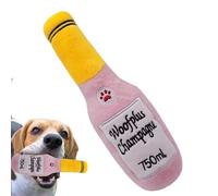 Plush Chew Dog Toy | Simulated Beer Shape Bite-resistant Squeak Plush Dog Toy - Sound Plush Interactive Chattering Chew Toy, For Puppy Teething, Behavioral Training