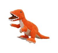 Plush Chew Dog Toys - Animal Shaped Teething Toys Squeaky Plush - Bite Resistant Soft Teeth Cleaning Accessories for Indoor Outdoor Entertainment at Park Home