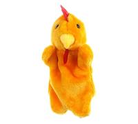 Plush Chicken Puppet - Soft Rooster Hen Hand Toy, Cartoon Farm Animal Character Doll, Interactive Plush Figure for Telling Stories, Toy