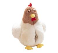 Plush Chicken Toy - Soft Huggable Rooster Doll Pillow, Adorable Cartoon Design, Durable Comfortable Material | Hand Muff Neck Pillow For Holiday Home Travel Kids Adults