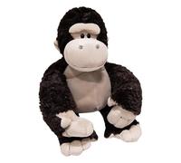 Plush Chimpanzee - 9.84 Inches Cuddly Figure, Animal Toy, Cushion With Short Fabric Texture | Snuggle Partner For Children Nursery Sofa Decoration, Adorable Ornament, Machine Washable Material