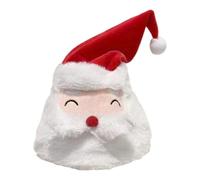 Plush Christmas Hat - Singing Decorative LED Headwear, Comfortable Festive Party Wear, Interactive Colorful Music Cap, Funny Seasonal Novelty Accessory, Soft Winter Holiday