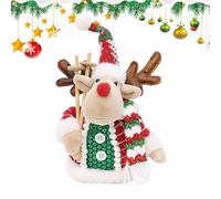 Plush Christmas, Soft Santa Claus for Bedroom, Cute Design with Cozy Touch Function, Festive Decoration for Kids, Teens, Adults, Living Room, and Sofa, 7.09x4.72x2.76 Inches