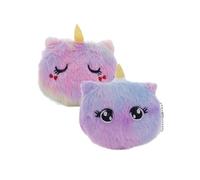 Plush Coin Purse,2 Pcs Unicorn Coin Purse,Plush Cartoon Coin Pouch Bling Gradient Purses Small Cosmetic Bag with Zipper for Girls,Cute Small Zipper Wallet for Kids