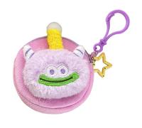 Plush Coin Purse Keychain,Plush Purse Keychain, Plush Bag | Big Mouth Keychain, Coin Purse, Plush Pendant, Animal Stuffed Ornaments, Purple, Consulte la descripción, See description
