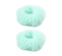 Plush Colorful Hair Scrunchies, Faux Elastic Hair Ties, Bobbles Ponytail Holder Accessories for Women Girls ()