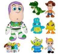 Plush Compatible Toy Story Mix Gift Quality Alien, Woody, Buzz Lightyear, 20 cm Random Model, Pack of 1
