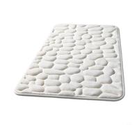 Plush Coral Fleece Shower Mat, Coffee Brown 60x90cm | Step out of the shower onto a thick coral fleece mat that soaks up water and keeps your bathroom floor dry.