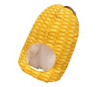 Plush Corn Hat - 15.75in Furry Costume Headgear, Fun Cap, Ski Hats With Texture | Novelty Headwear For Dress Up Parties Increasing Holiday Spirit Encouraging Imaginative Play Elevating Cosplay